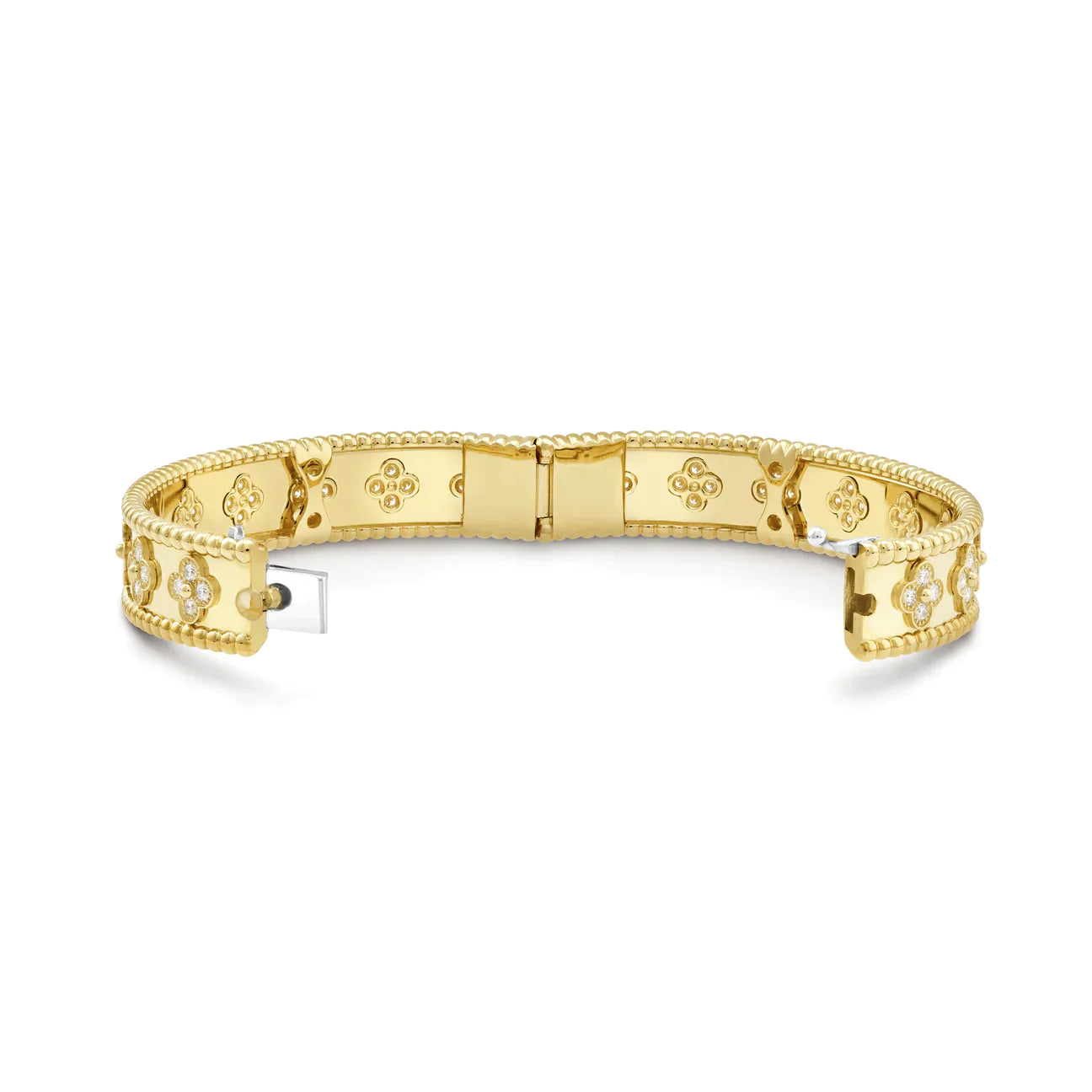 Sedora Clover Bangle Bracelet (18K Gold Plated)