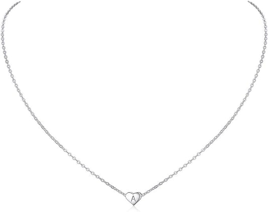 Sedora Initial Necklace (Silver Plated)